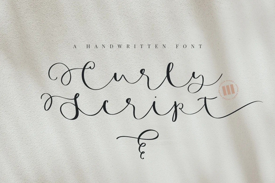 Curly Script 1