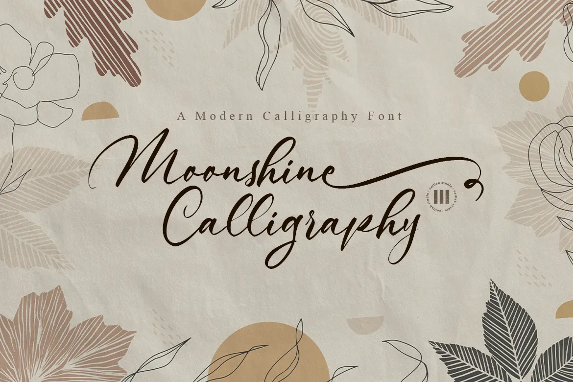Moonshine Calligraphy 1