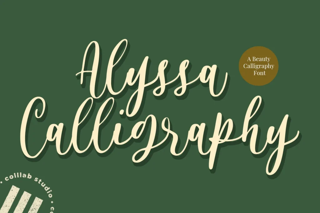 Alyssa Calligraphy 1